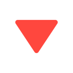 Red Triangle Pointed Down