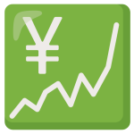 Chart Increasing With Yen