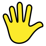 Hand With Fingers Splayed