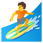 Person Surfing