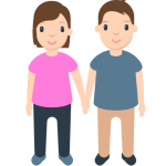 Woman And Man Holding Hands