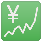 Chart Increasing With Yen