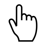 Backhand Index Pointing Up