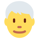 Man: White Hair