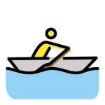 Person Rowing Boat