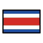 Flag: Costa Rica