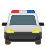 Oncoming Police Car