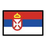 Flag: Serbia