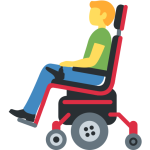 Man In Motorized Wheelchair