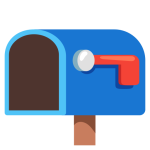 Open Mailbox With Lowered Flag