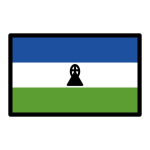 Flag: Lesotho