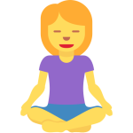 Woman In Lotus Position