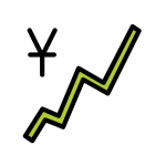 Chart Increasing With Yen