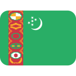 Flag: Turkmenistan