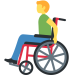 Man In Manual Wheelchair