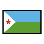 Flag: Djibouti