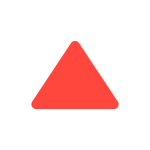 Red Triangle Pointed Up