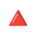 Red Triangle Pointed Up