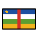 Flag: Central African Republic