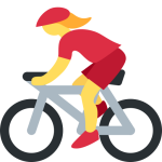 Woman Biking