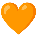 Orange Heart