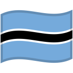 Flag: Botswana