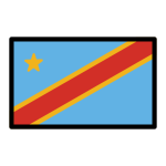 Flag: Congo – Kinshasa