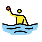 Man Playing Water Polo