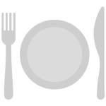 Fork And Knife With Plate