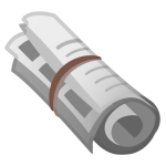 Rolled-Up Newspaper