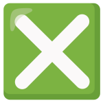 Cross Mark Button