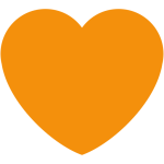 Orange Heart