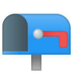 Open Mailbox With Lowered Flag