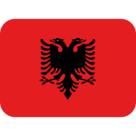 Flag: Albania