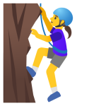 Woman Climbing