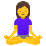 Woman In Lotus Position