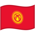 Flag: Kyrgyzstan