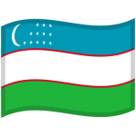 Flag: Uzbekistan