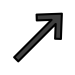 Up-Right Arrow