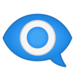 Eye In Speech Bubble