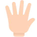 Hand With Fingers Splayed