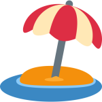 Beach With Umbrella