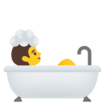 Person Taking Bath