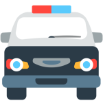 Oncoming Police Car