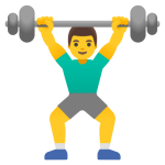 Man Lifting Weights