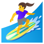 Woman Surfing