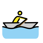 Man Rowing Boat