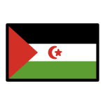 Flag: Western Sahara