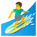 Man Surfing