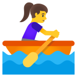 Woman Rowing Boat